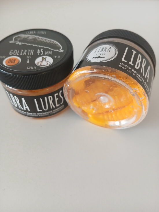 Goliath 45mm, 008-Dark yellow, 2,9gr, Garlic, 8pcs/pack